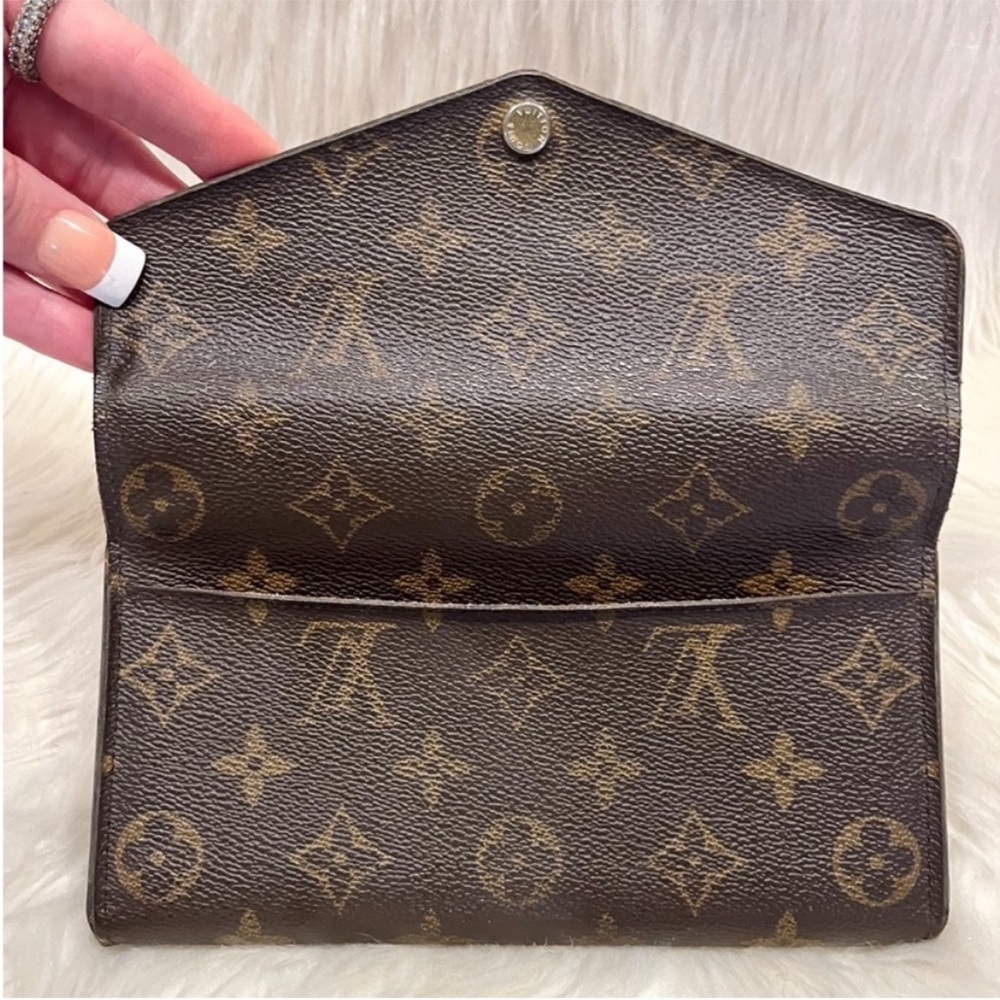 Authentic Louis Vuitton Portefeuille Sarah Long Wallet - Picture 5 of 12